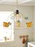 Hanging Birdcage Lampshade, Hanoi Theme Yellow 