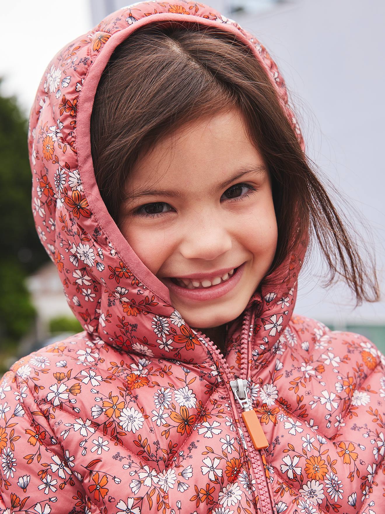 Olivia. Girls' Waterproof Coat -Blush Pink Farm| Lighthouse