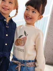 Sweatshirt with Motif, for Girls