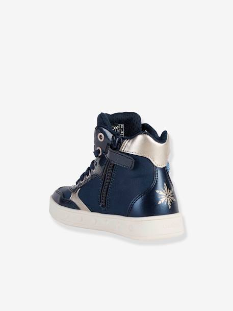 High Top Trainers For Girls Skylin By Geox Ink Blue Shoes Vertbaudet