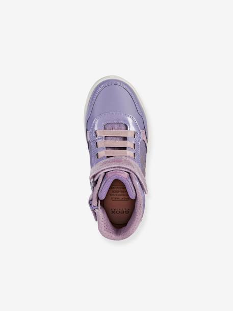 High-Top Trainers for Girls, Skylin by GEOX® ink blue+lilac 