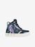 High-Top Trainers for Girls, Skylin by GEOX® ink blue+lilac 