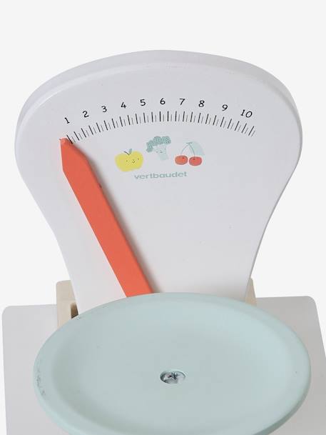 Kitchen Scales in FSC® Wood BEIGE LIGHT SOLID WITH DESIGN 