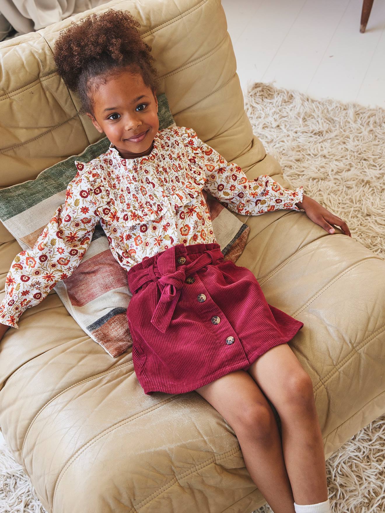 Green corduroy outlet skirt