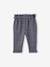 Chequered Fleece Trousers for Babies BLUE DARK CHECKS 