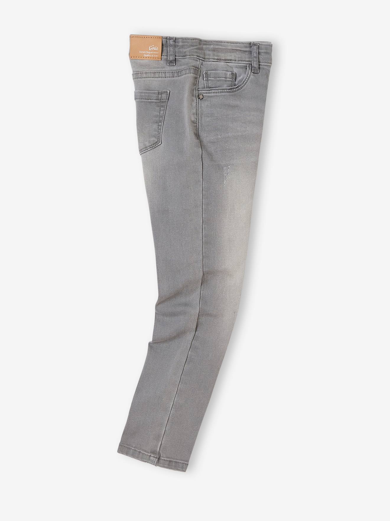 Girls grey hot sale skinny jeans