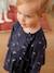 Marl-Effect Fleece Dress for Babies BLUE DARK ALL OVER PRINTED 