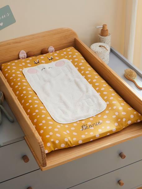 Cover for Changing Mattress, Giraffe Theme Yellow/Print 