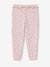 Frilly Joggers with Flower Print for Girls PINK LIGHT ALL OVER PRINTED 