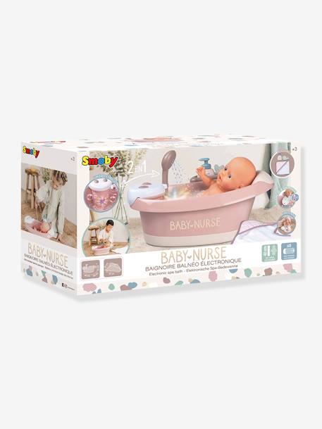 Baby Nurse Balnéo Bathtub - SMOBY rose 