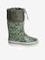 Printed Wellies with Padded Collar for Boys GREEN MEDIUM ALL OVER PRINTED 