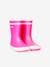 Wellies for Baby Girls, Baby Flac by AIGLE® Light Pink+Pink+Red+Yellow 