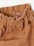 Paperbag Corduroy Shorts for Girls BROWN MEDIUM SOLID+dusky pink+PINK MEDIUM SOLID 