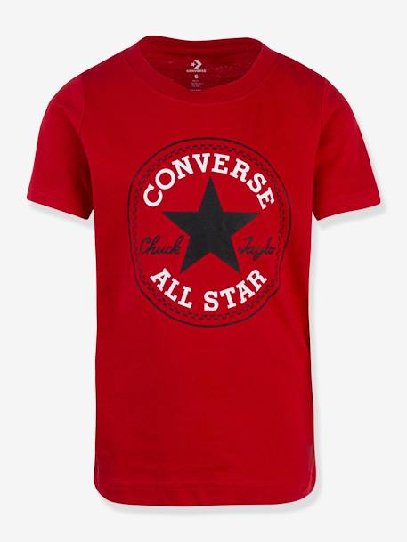 T-shirt for Boys - Vertbaudet Core Chuck | red, by Patch Children, CONVERSE