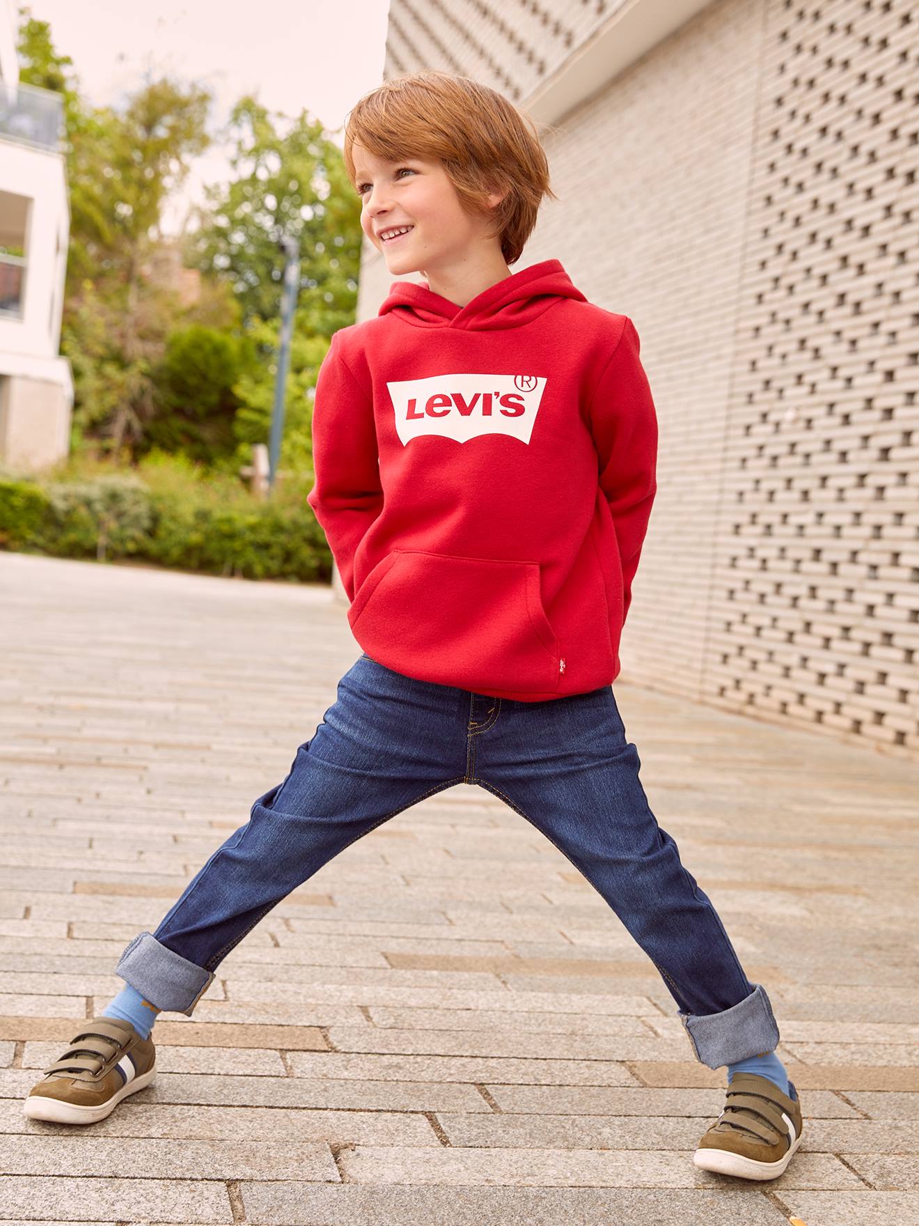 Levi s Hoodie for Boys red