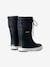 Wellies for Boys, Lolly Pop Giboulée by AIGLE® Black+Dark Blue+Red 