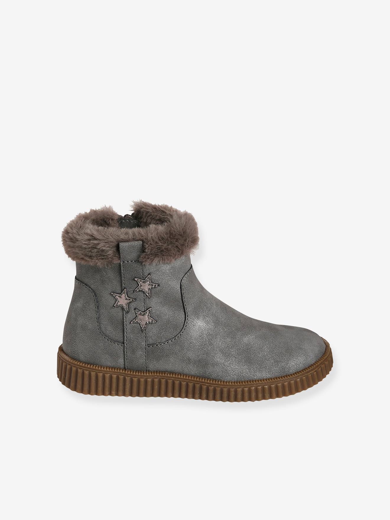 Furry boots for on sale girl