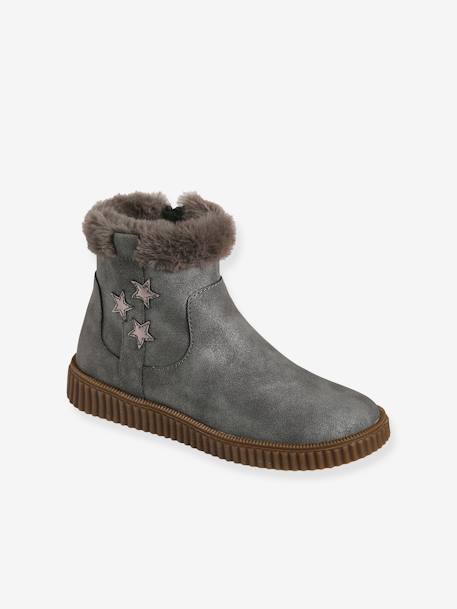 Fancy Furry Boots for Girls 0041 