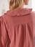 Cotton Gauze Shirt, Maternity & Nursing Special RED DARK SOLID 
