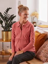 Maternity-Top with Ruffle on the Neckline, Maternity & Nursing Special