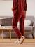 Corduroy Trousers for Pregnancy RED LIGHT SOLID 