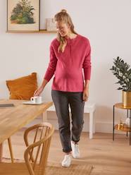 Maternity-Knitwear-Grandad-Style Top, Maternity & Nursing Special