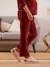 Corduroy Trousers for Pregnancy RED LIGHT SOLID 