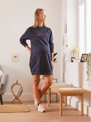 -Short Sweater Dress with Message, Maternity & Nursing Special