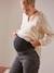 Maternity Jeans with Seamless Belly-Wrap BLUE LIGHT SOLID+Denim Blue+GREY MEDIUM SOLID 