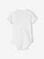Pack of 5 Short Sleeve Bodysuits for Newborn Babies WHITE LIGHT TWO COLOR/MULTICOL 