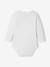 Pack of 3 Long Sleeve Bodysuits,Full-Length Opening, Organic Collection, for Newborn Babies WHITE LIGHT TWO COLOR/MULTICOL 