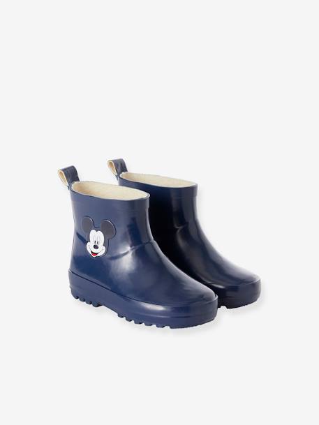 Mickey Mouse Wellies by Disney® for Boys BLACK DARK SOLID WITH DESIGN 