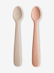 Nursery-Pack of Two 1st Stage Spoons in Silicone by MUSHIE