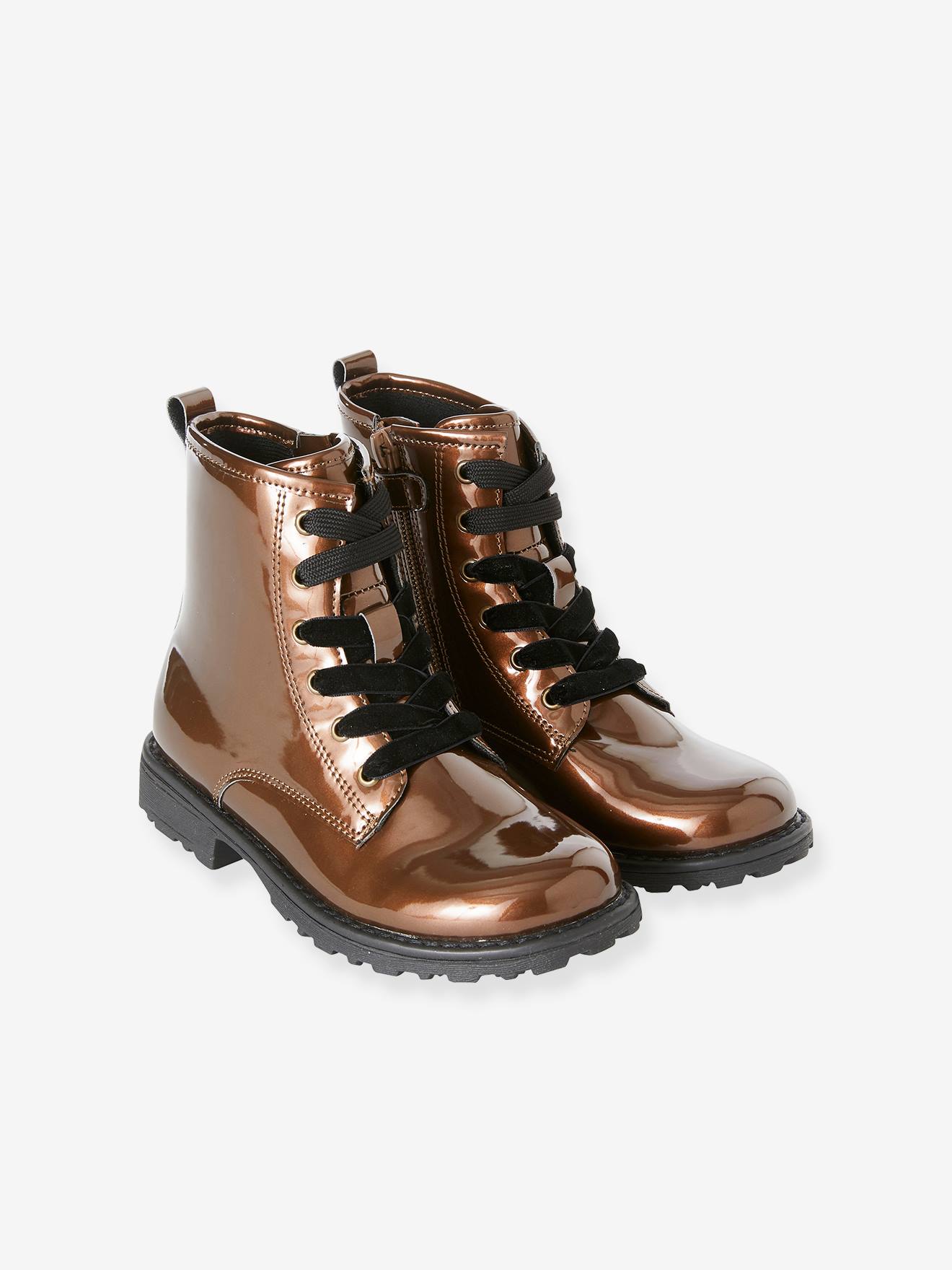 Little 2025 brown boots