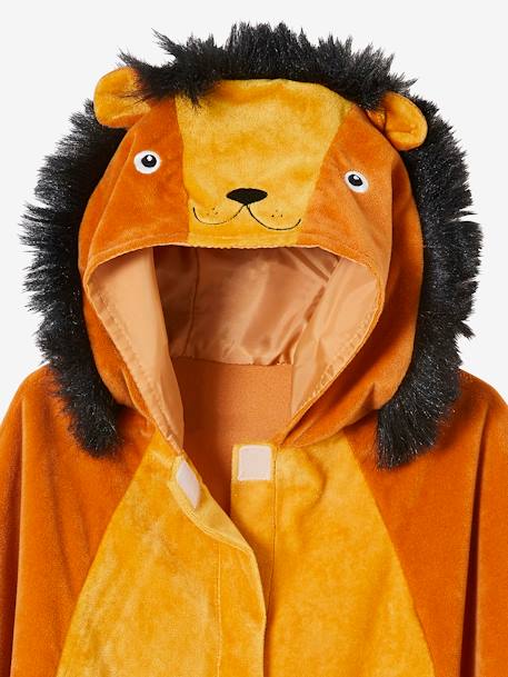 Lion Costume Cape YELLOW MEDIUM SOLID WTH DESIGN 