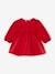 Velour Dress & Matching Tights for Babies red 