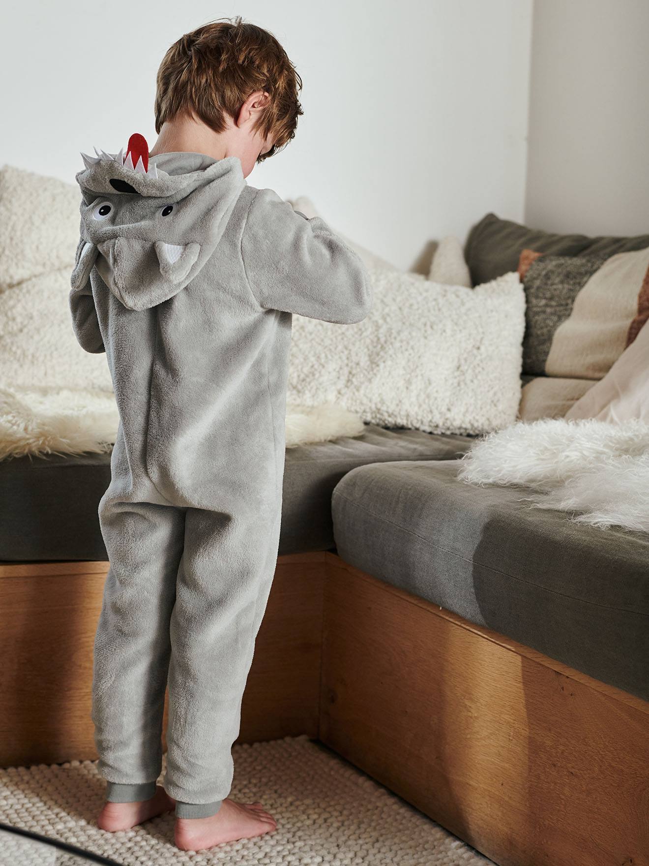 Fleece onesie for online toddlers