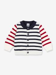 -Knitted Cotton Cardigan for Babies, by Petit Bateau