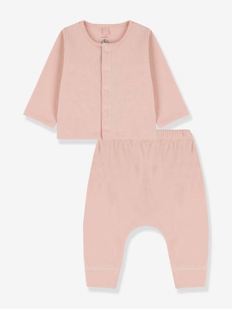 2-Piece Combo in Organic Cotton, by Petit Bateau rose 