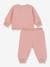 Knitted 2-Piece Set for Babies in Wool & Cotton, by Petit Bateau rose 