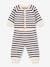 Striped 2-Piece Set for Babies, in Wool & Cotton Knit, by Petit Bateau printed white 