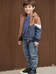 -Colourblock Windcheater Jacket for Boys