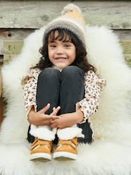 Girls-Beanie & Snood Set in Jacquard, for Girls