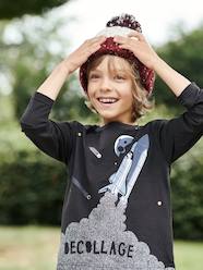 -Cable-Knit Beanie for Boys