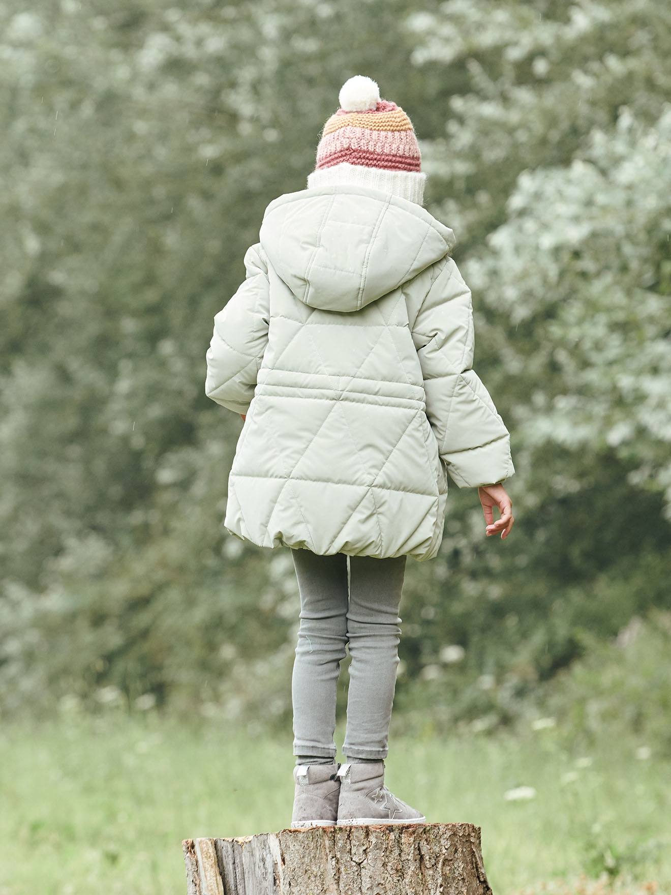 Girls green store parka