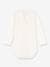 Long Sleeve Organic Cotton Bodysuit with Fancy Collar, by Petit Bateau ecru 