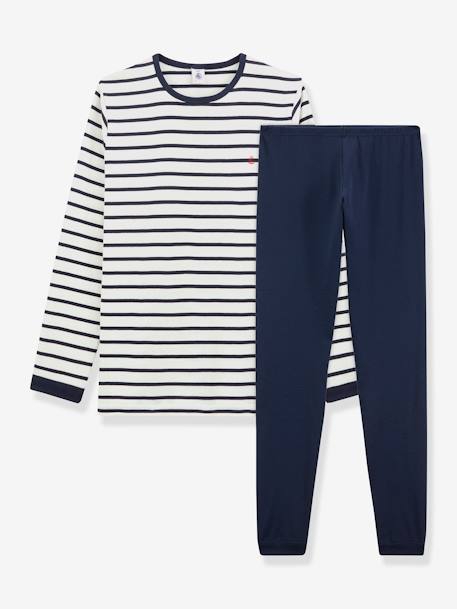 Sailor-type Pyjamas for Boys, by Petit Bateau ecru 