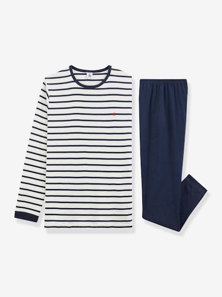 Sailor-type Pyjamas for Boys, by Petit Bateau ecru 