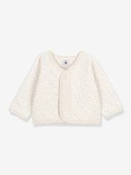 -Quilted Double Knit Cardigan for Babies - PETIT BATEAU