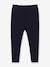 Rib Knit Leggings in Organic Cotton for Babies by PETIT BATEAU navy blue 